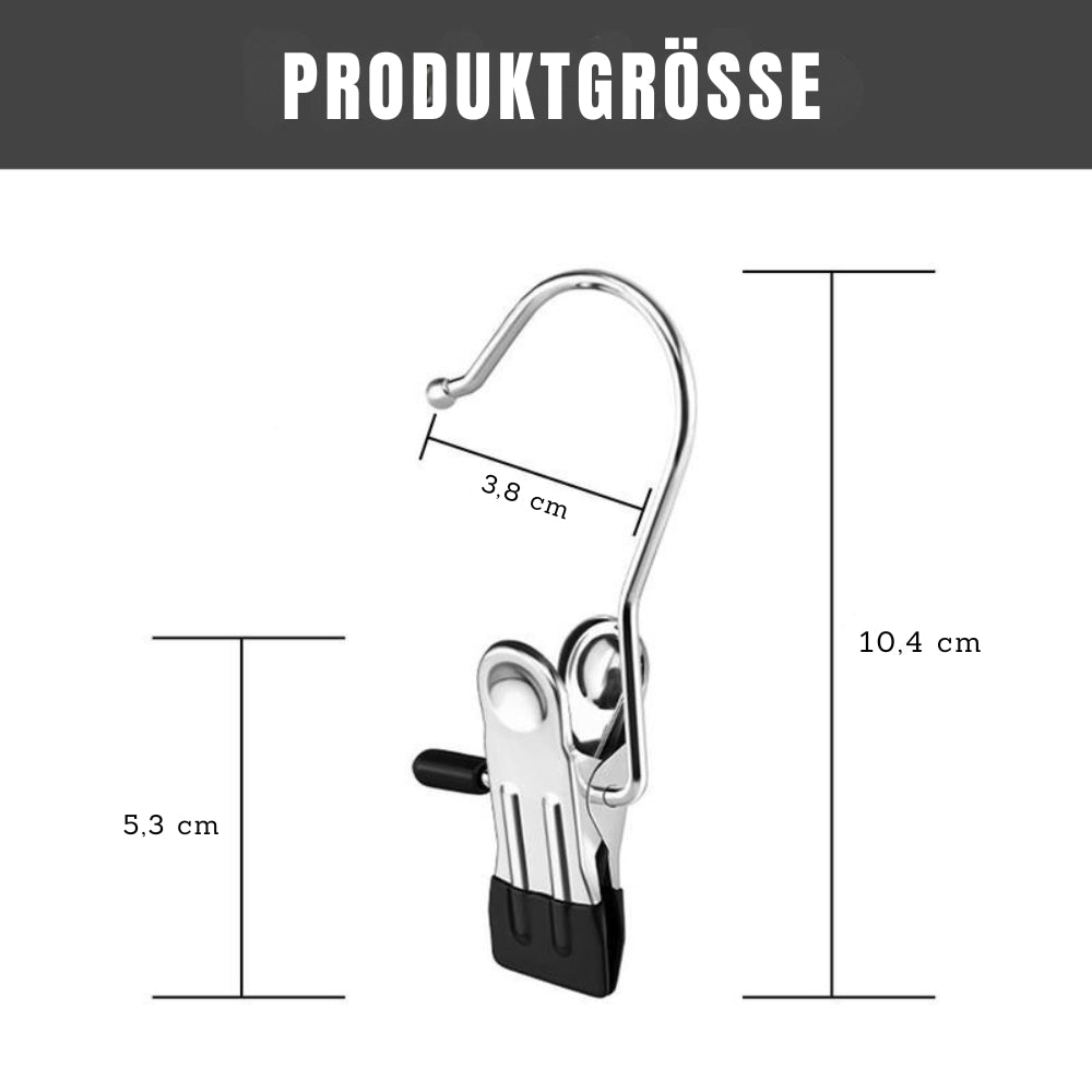 Clip appendiabiti multiuso