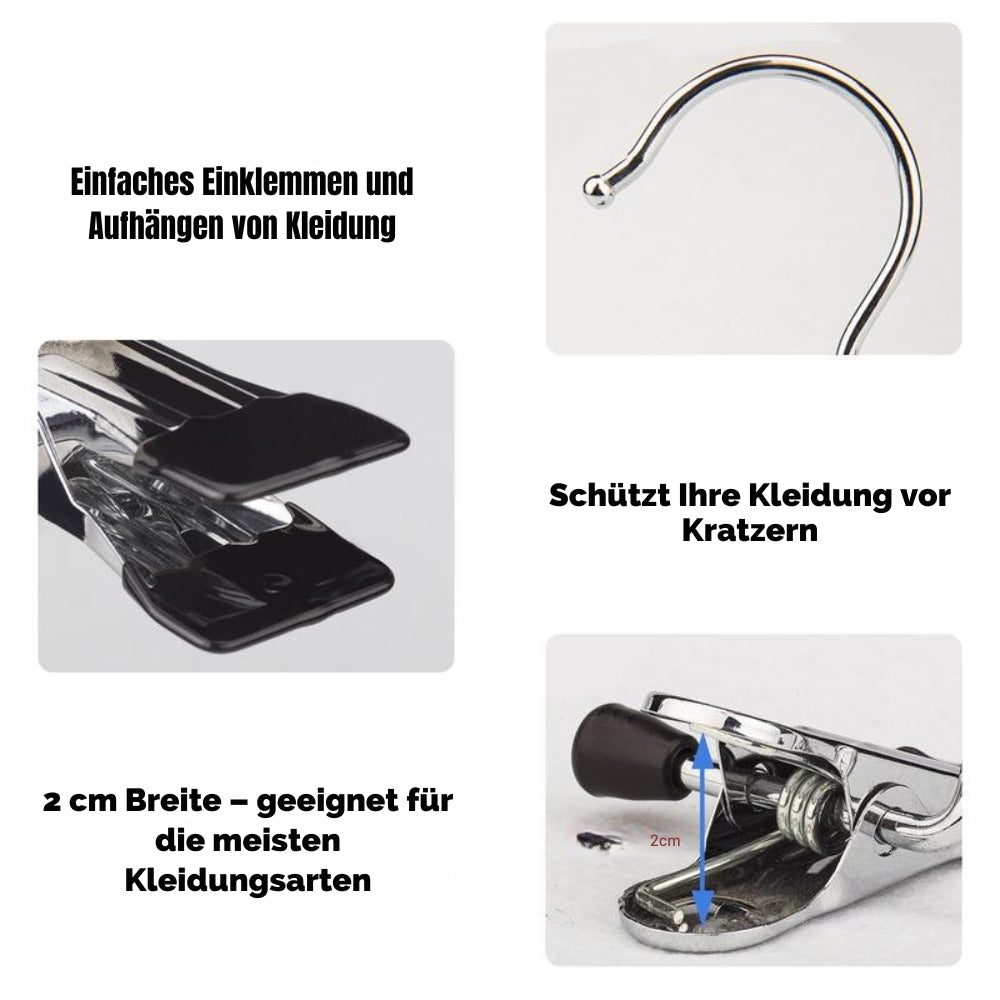 Clip appendiabiti multiuso