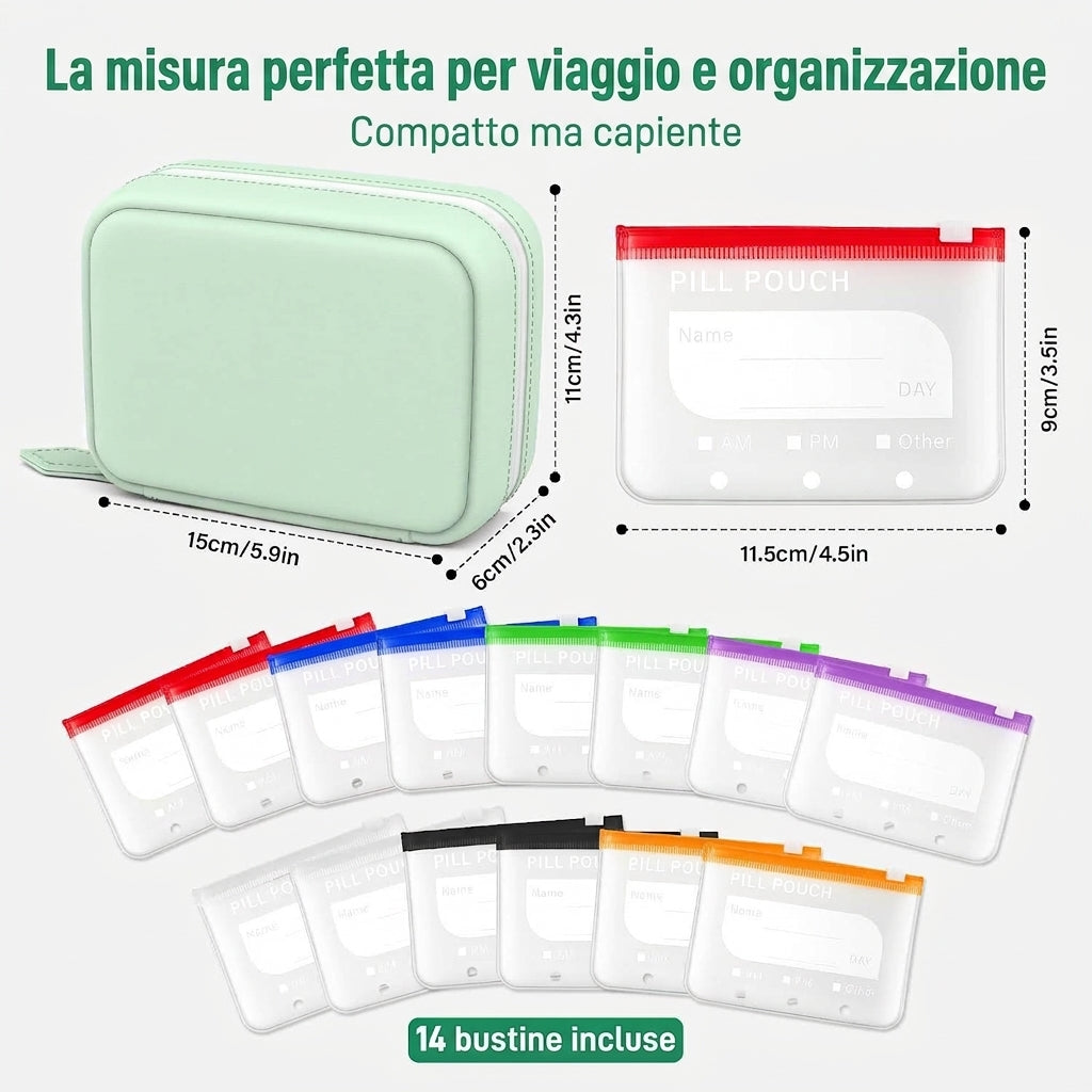 Pillfolio – Portapillole compatto